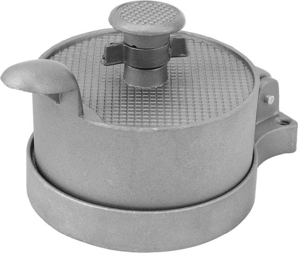 Burgerpers Handmatig Verstelbaar - Aluminiumlegering - Antislip - 18,5 x 10 cm - Hamburger Maker - Eenvoudig te Gebruiken - Hamburgerpers