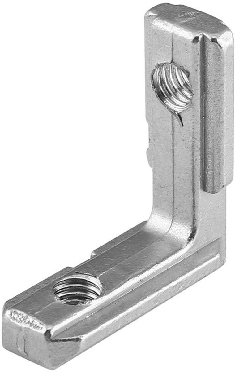Aluminium fittingen - 90° Hoekverbinder - Duurzaam en sterk - Set van 10 - Hoekbeugels - Ideaal voor aluminiumprofielen - Gebruiksgemak