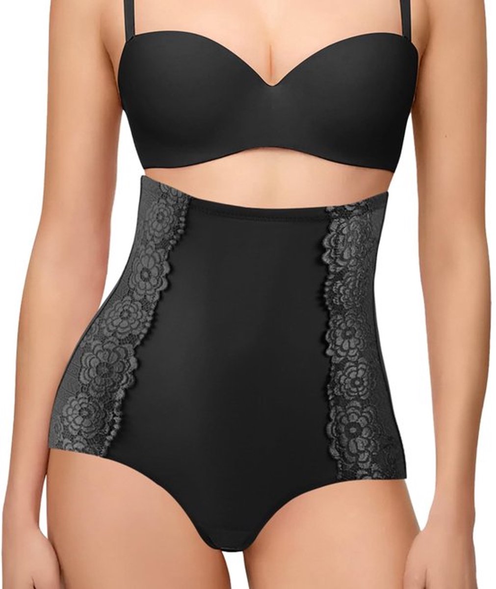 - Dames corrigerende slips - Corrigerende broek - Hoogwaardige ondersteuning - Zwart - Comfortabele pasvorm - Ideaal voor elke gelegenheid - Per