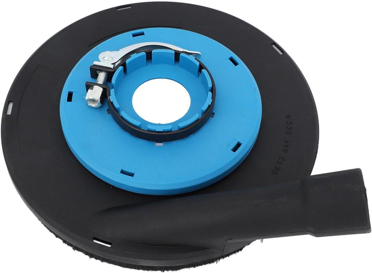Haakse slijper stofkap - Schuurkap Slijper - Stofvrij Schuren - Efficiënte Filtering - 230 mm - Blauw Zwart