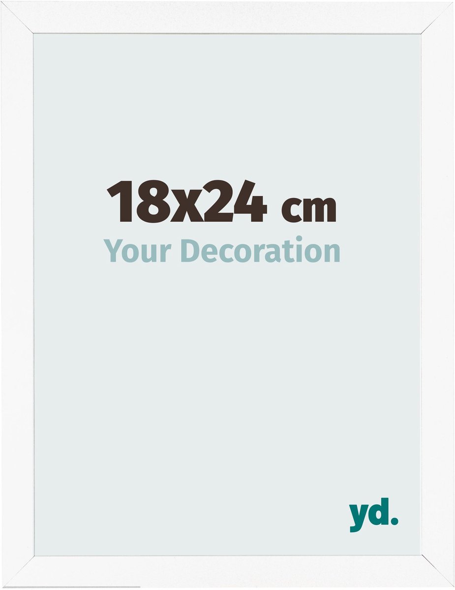 Your Decoration - Fotolijst 18x24 cm - MDF - Wit Mat - Bologna