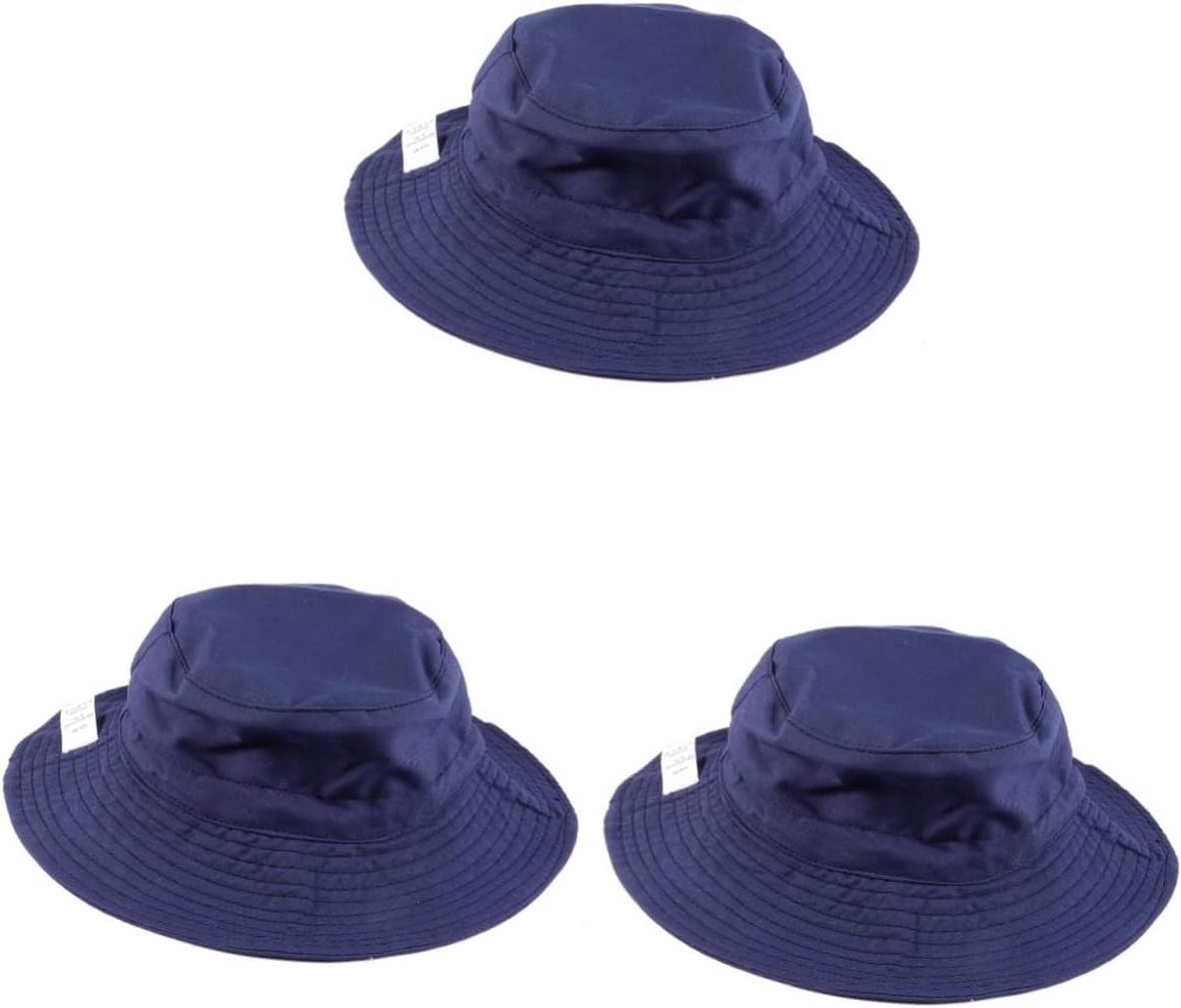 Kinder Bucket Hoed - Zomerhoed Baby - Bescherming tegen zon - Verstelbare band - 3 stuks - UV Zon