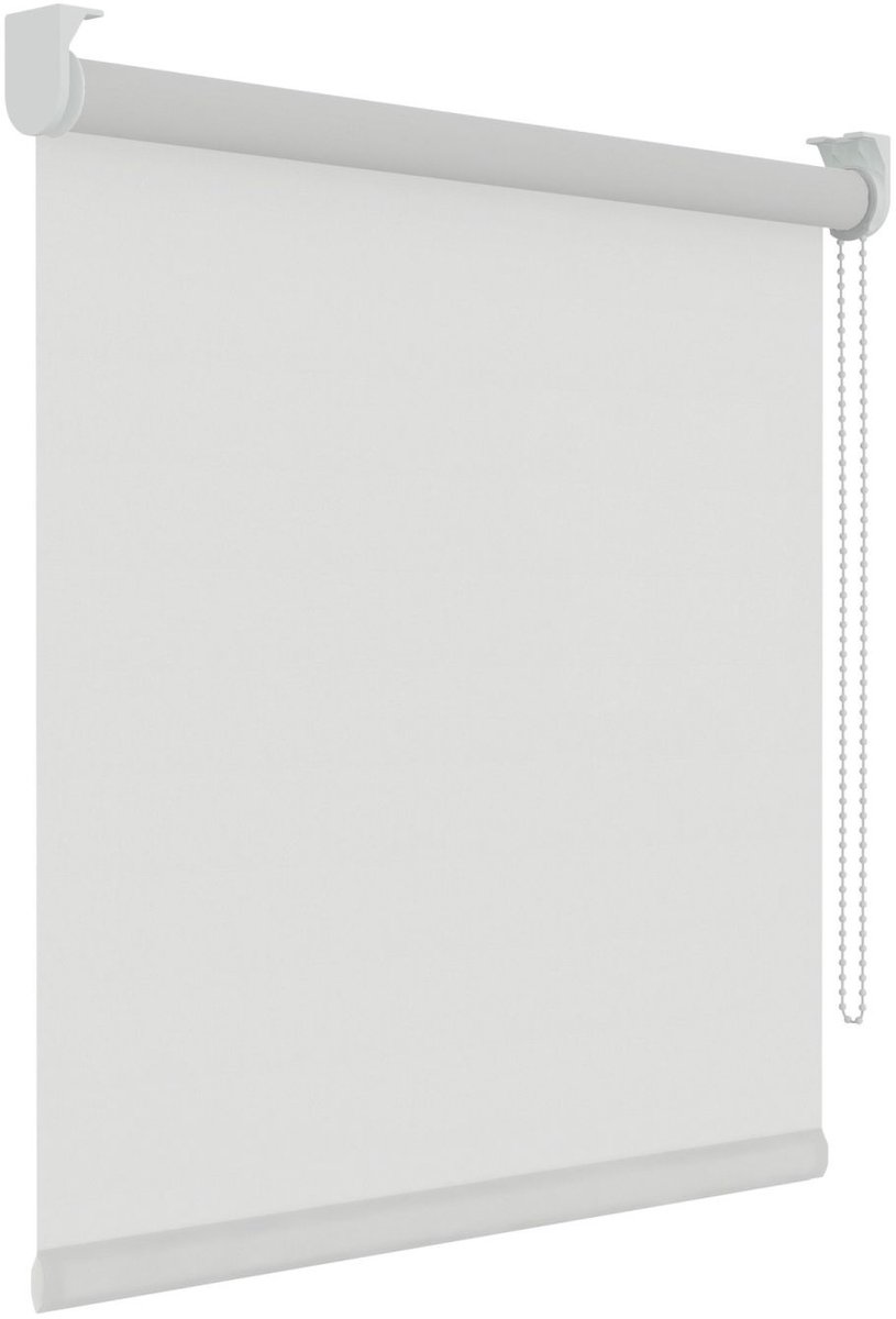Decosol Rolgordijn Lichtdoorlatend - Transparant Wit (1233) - 150 x 190 cm