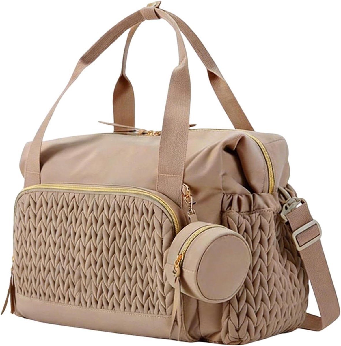 Multifunctionele Luiertas - Moederschapstas Baby - Onderweg met baby - Grote capaciteit - 32 x 28 x 12 cm - Grijs