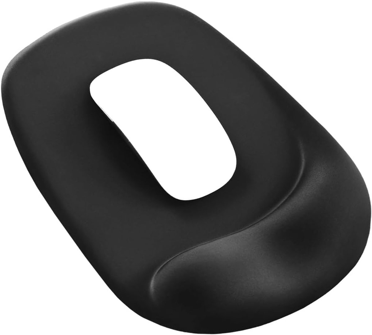Thijox - Ergonomische Muismat met Gelpolsondersteuning - Lycra Oppervlak voor Gladde Controle - Niet-slip PU-basis - Muismat voor Kantoor, Gaming, Lap