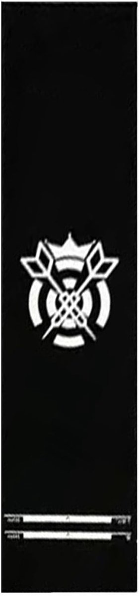 Dartmat met Werplijn - Vloermat Darts Antislip Mat - Bescherming Vloer - Kristalfluweel Materiaal - 34x300cm - Zwart en Wit