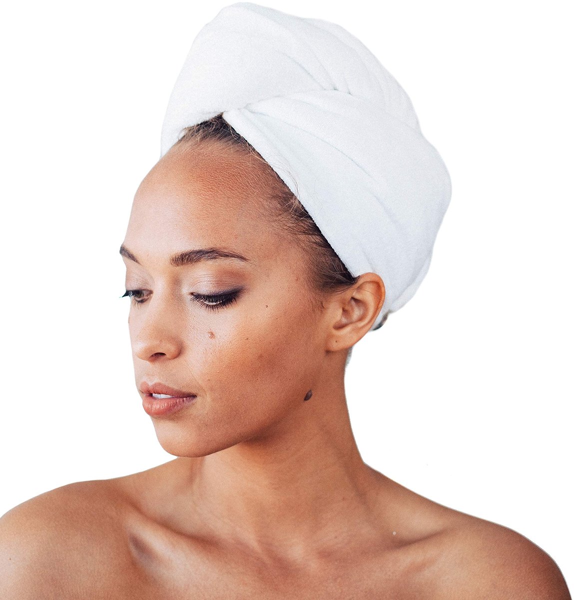 SnelShoppen - Microvezel Haarhanddoek Wrap - Sneldrogende Krullende Haarwraps voor Vrouwen - Haardrogende Handdoek voor Nat Haar - Haarhanddoeken voor