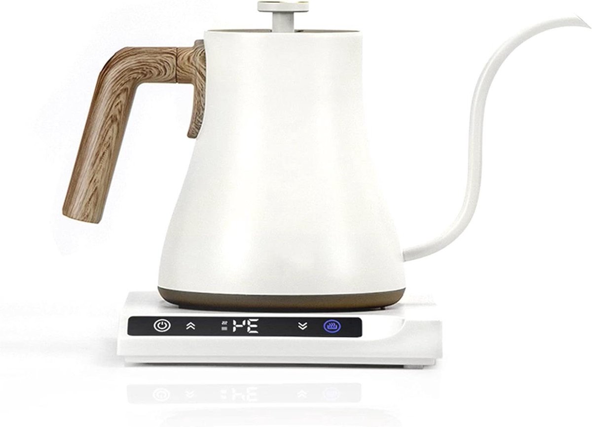 Elektrische Waterkoker - Temperatuurregeling Waterkoker - Thee en Koffie Zetten - Geheugenfunctie Warmhouden - 600 ML - Rood
