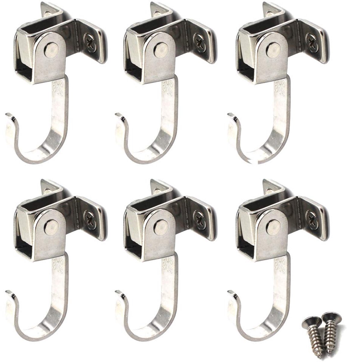 Dailygoods - Roterende Hanger Haak - Roestvrijstalen Plafondhaak voor Diverse Toepassingen