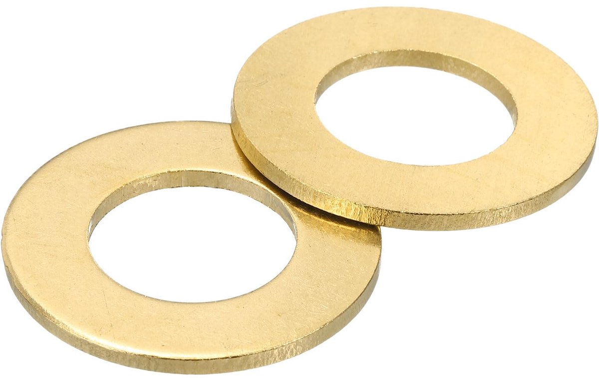 Dailygoods - M24 Plat Sealing Washers - 3 Stuks Messing Wasmachine voor Schroeven en Moeren