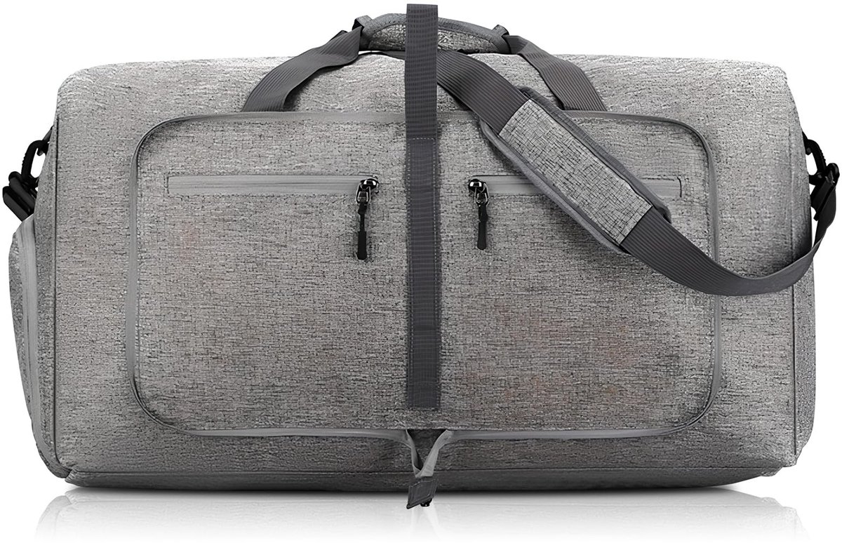 Dailygoods - 60L Vouwbare Reistas met Schoencompartiment - Ideaal voor Sport en Vakantie