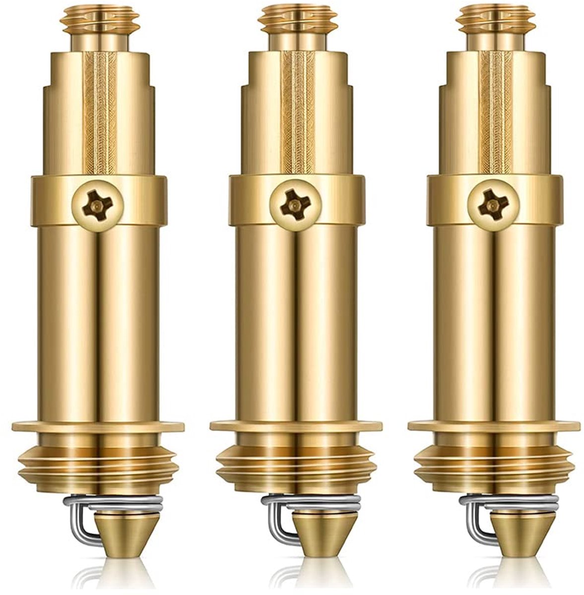 Dailygoods - 3 Stuks Messing Lente Plug Bout - Vervangingsdeel voor Wastafel