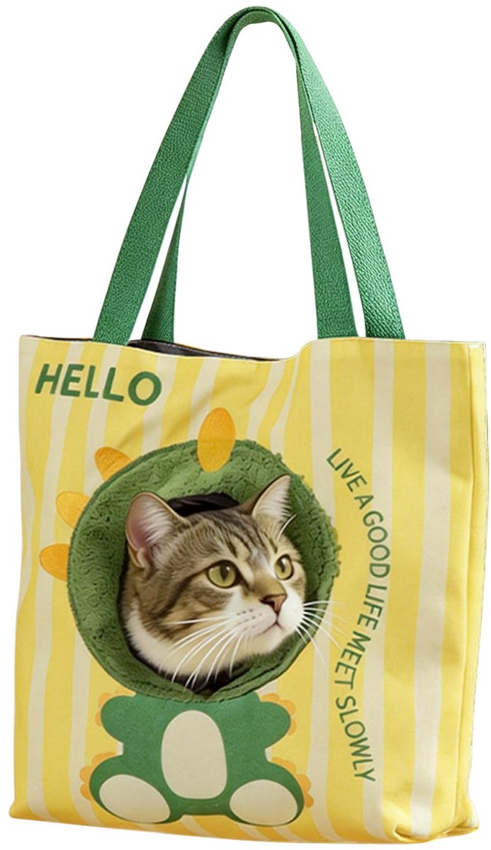 Dailygoods - Draagbare Kattenrugzak - Ademend en Veilig