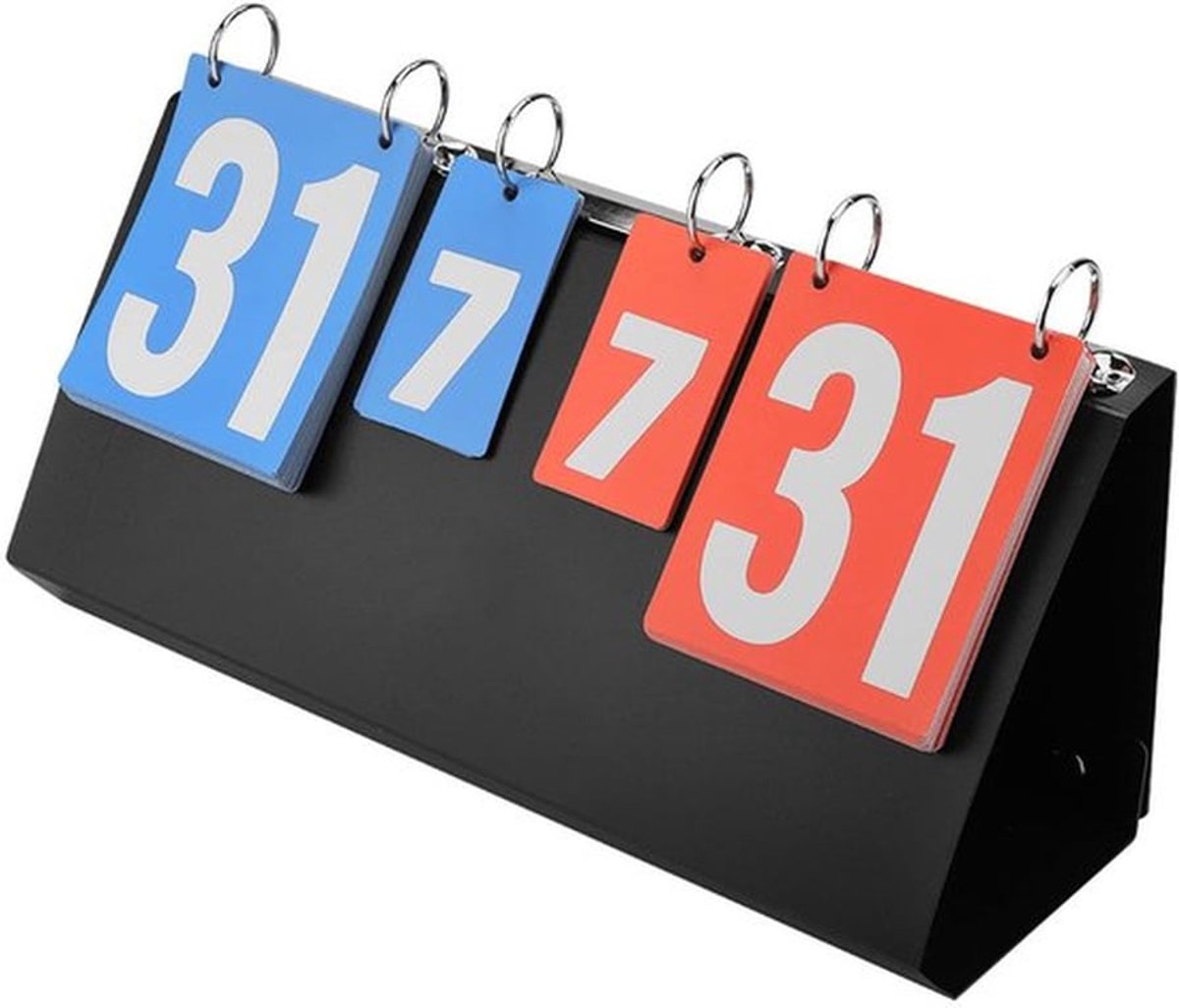 Flip Scorebord - Digitaal Scorebord - Voor tafeltennis - Basketbal en Badminton - Sportaccessoire - Handig voor wedstrijden - Tafeltennis