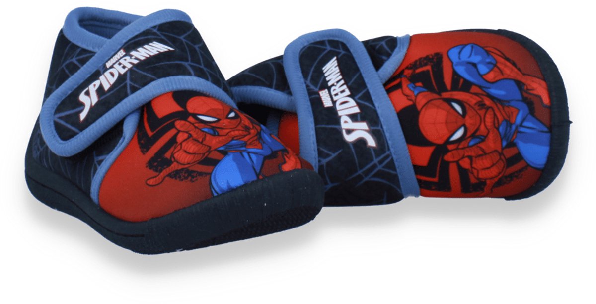 Spiderman Jongens Pantoffel Zwart/grijs | Maat: 26