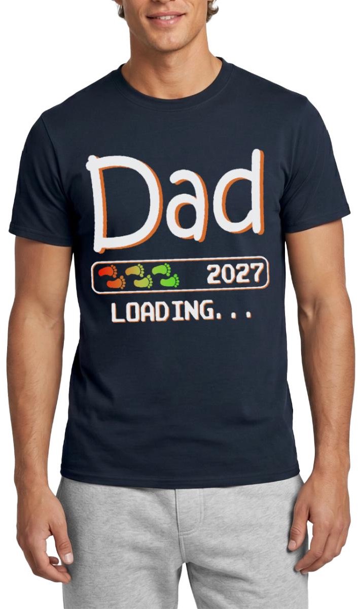 Papa Loading 2027 T-Shirt Heren