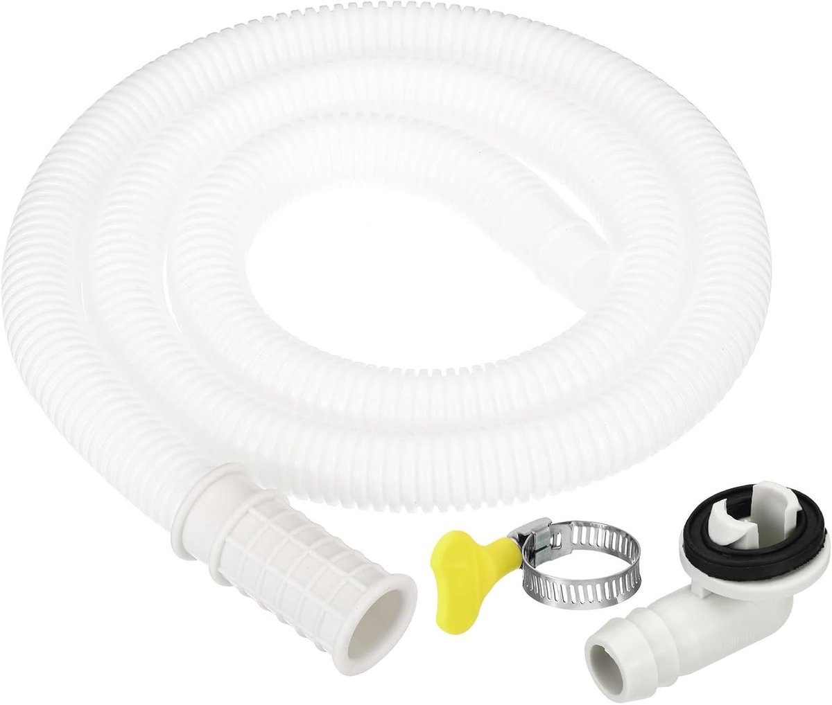Afvoerslang airco - Wit - 1 meter - Flexibele Polyethyleen Afvoerconnector - Voor Mini-Split en Raamunits