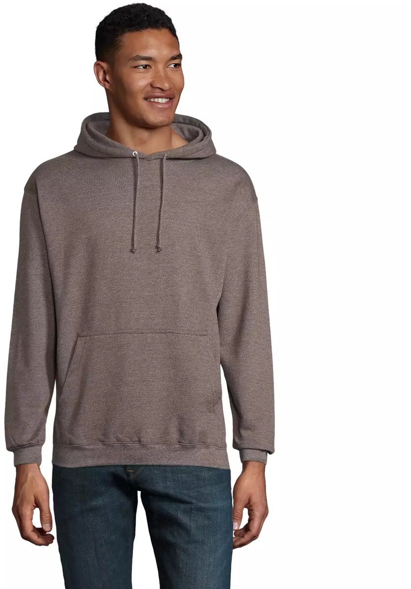 SOL'S Unisex Condor Hooded Sweatshirt L03815 - Charcoal Melange - L