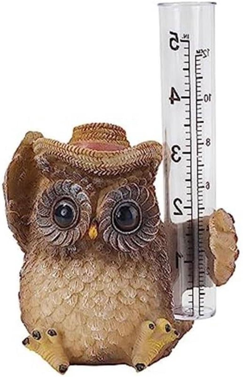 Regenmeter Tuin - Weerstation Hars - Tuinonderhoud - Stabiele Harsconstructie - 12 cm - Niet gespecificeerd