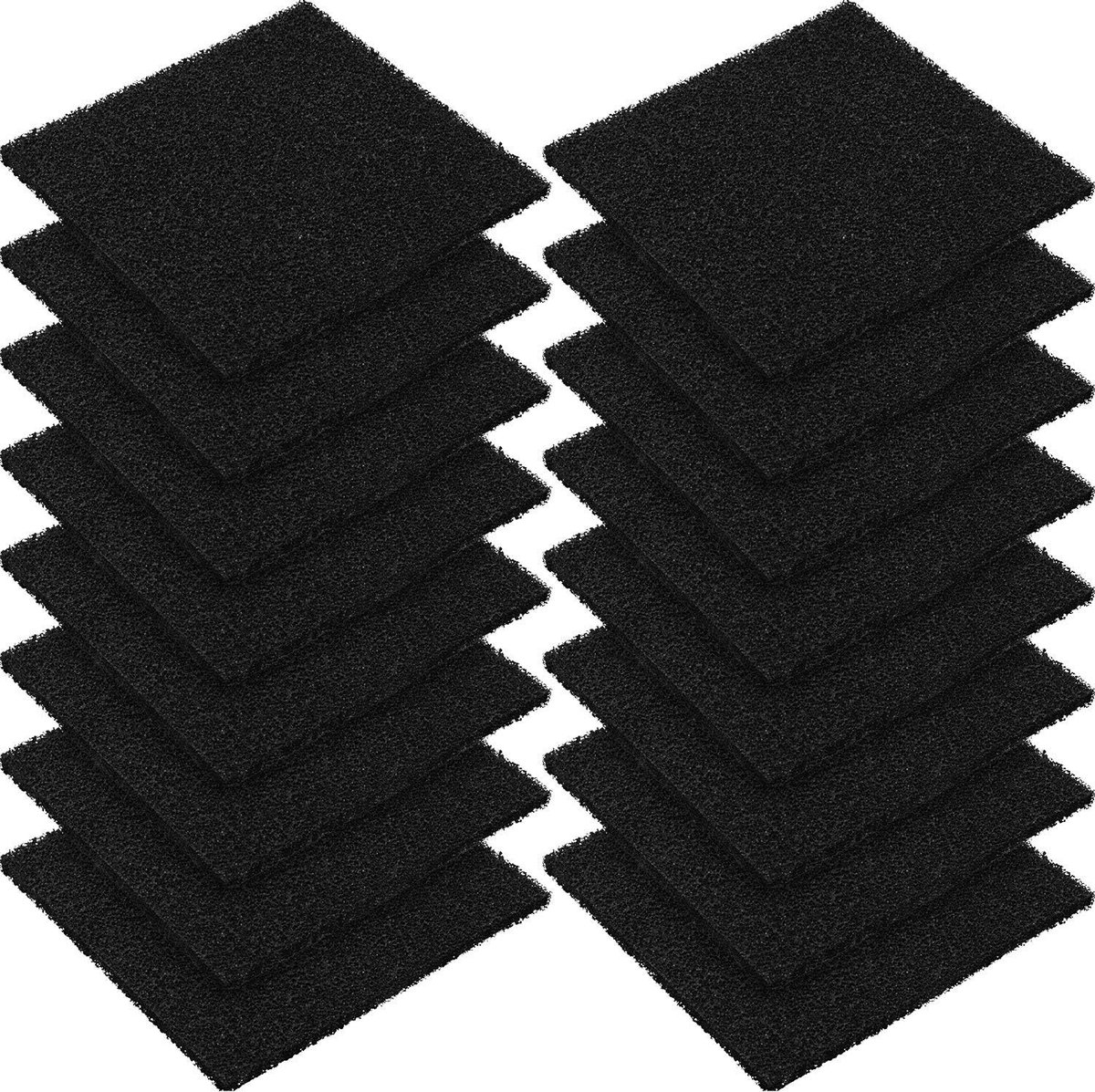 Compostcontainer filters voor geurabsorptie, 16 stuks actieve koolstoffilters voor keukengebruik, vervangingsfilters voor compostbakken