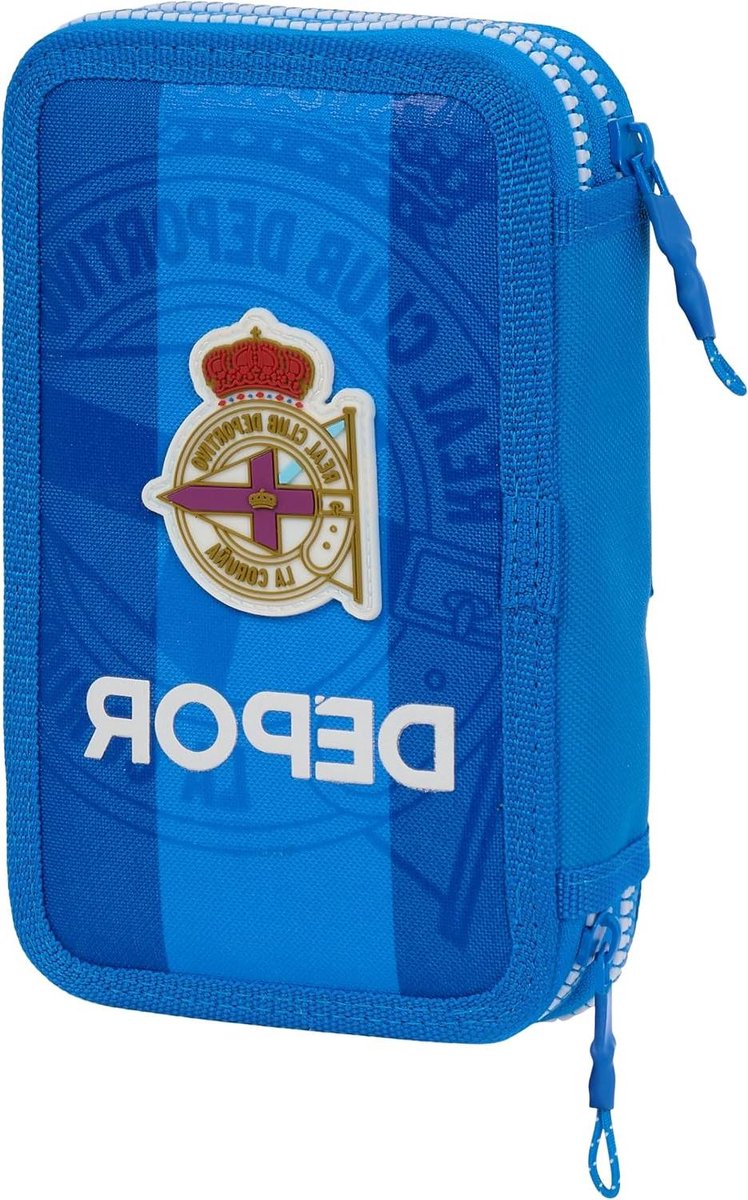 Sport Etui - Kinderen etui - Schoolbenodigdheden - 28 accessoires - 125 x 4 x 195 cm - Blauw