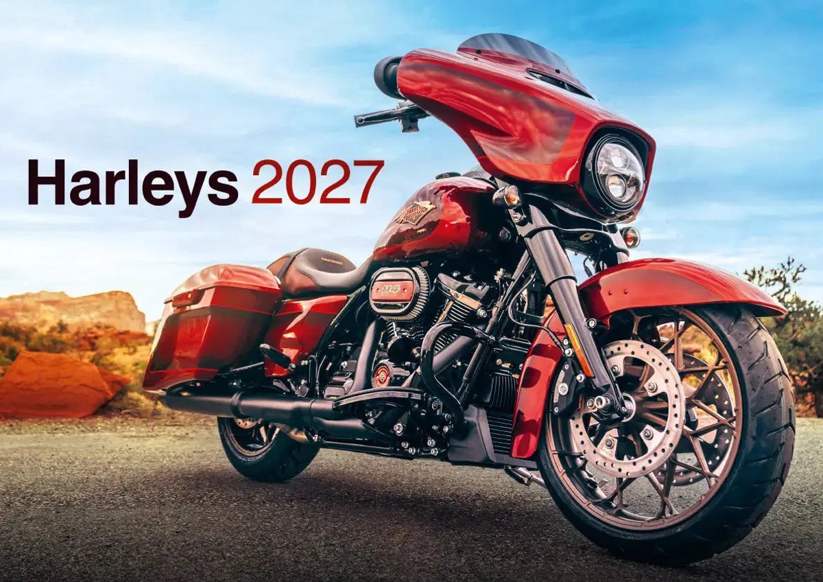 Harley Davidson A3 Kalender 2027