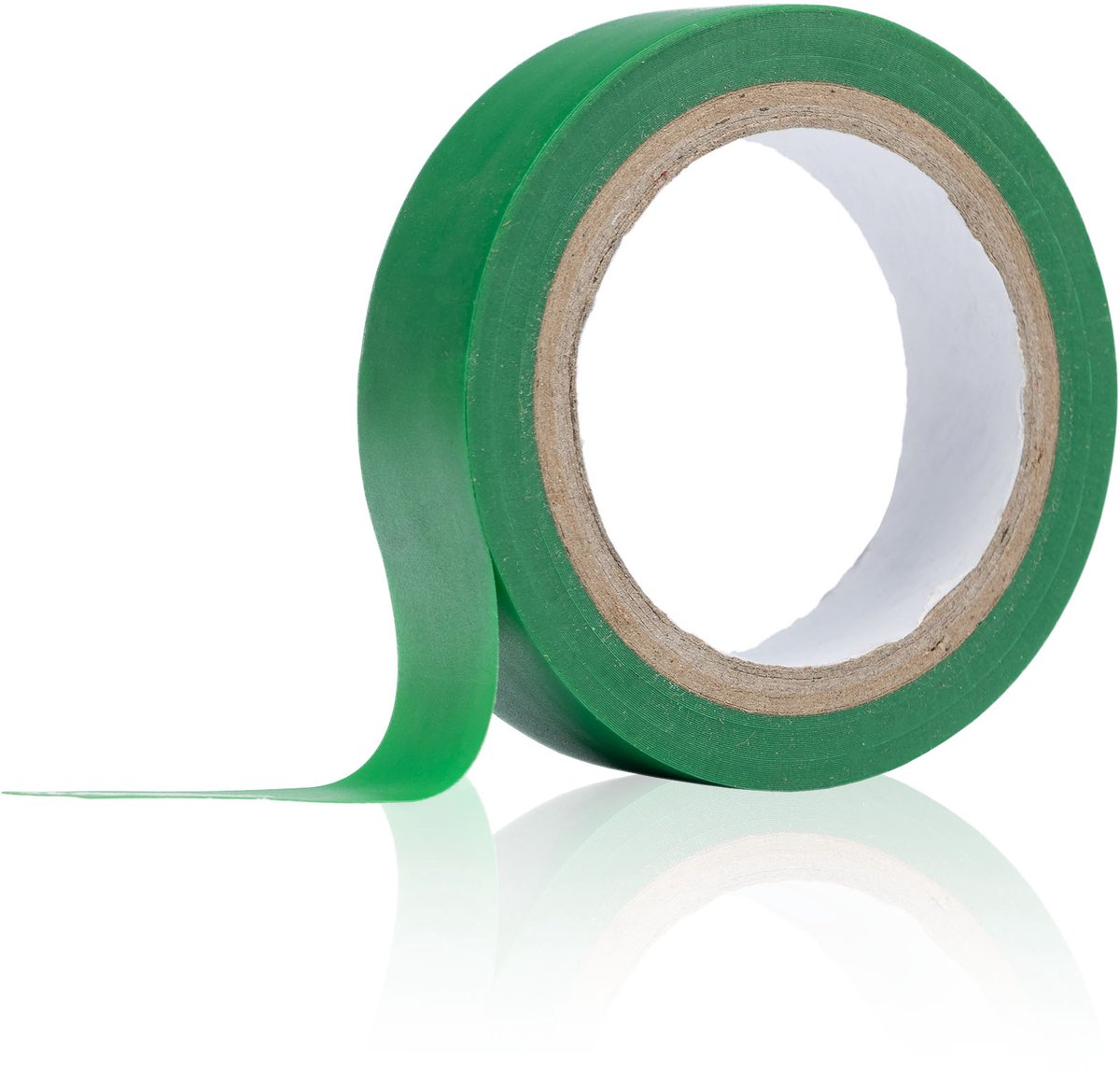 Rosfix Isolatietape PVC - Groen 16 mm X 10 m - 0,13 mm Dikte, 80°C Weerbestendig