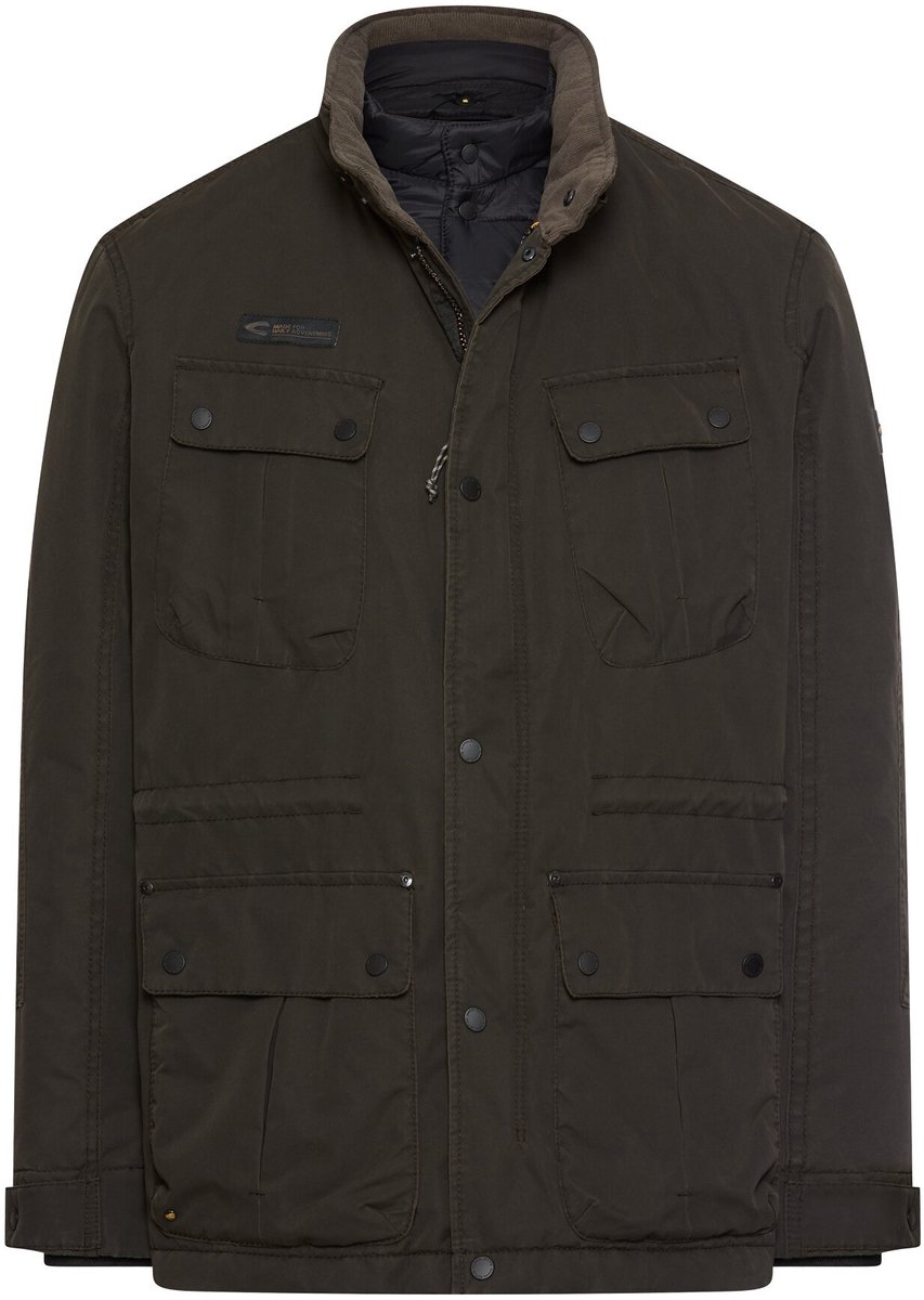 camel active Fieldjack met verstelbare zoom - Maat menswear-S - Bruin
