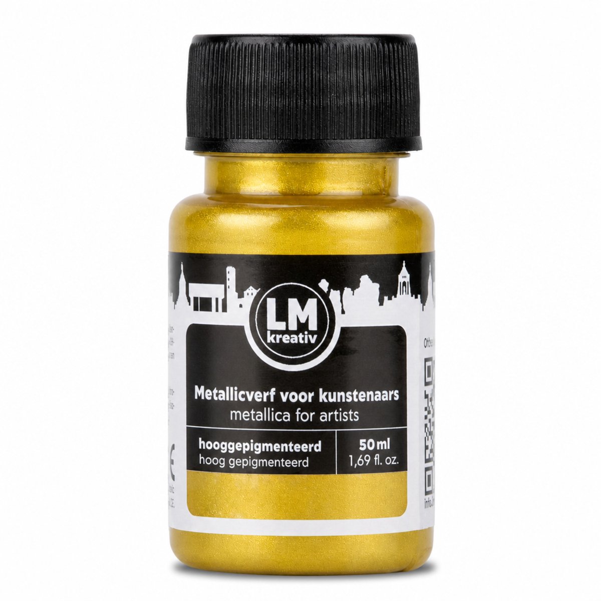 LM-Kreativ Acrylverf - Metallic Look - Lichtvast en Waterbestendig - Op Waterbasis - Goud - 50 ml