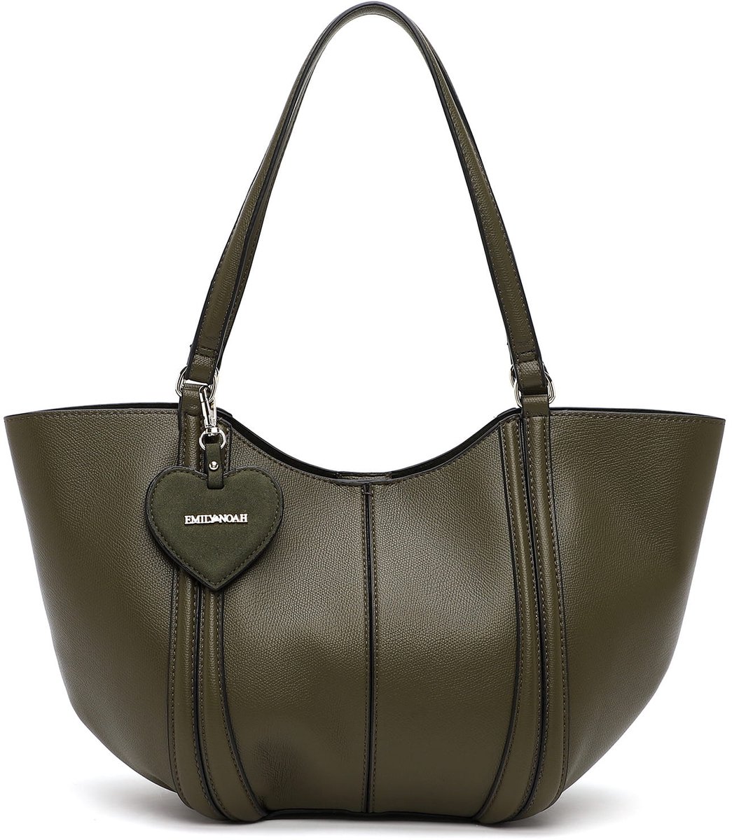EMILY & NOAH Shopper E&N Levke ( 65730 ) - Dames handtassen - oliv 960