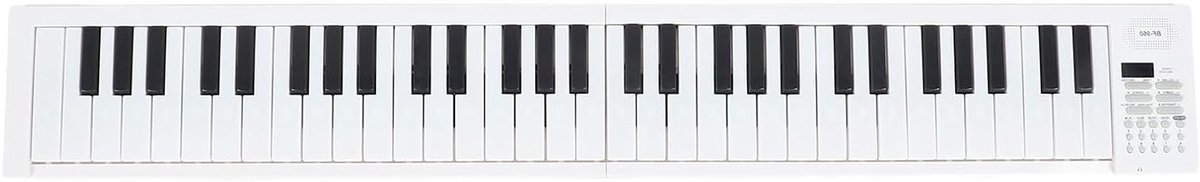 Opvouwbaar Piano Keyboard - Digitale Piano Draagbaar Keyboard - Muziek Leren - 61 Volledige Toetsen - 61 Toetsen - Zwart