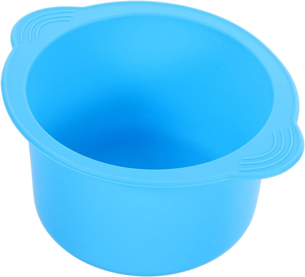 Siliconen Wax Kom - Waxverwarmer Inzetstuk - Ontharen Thuis - Hittebestendig Siliconen - 135 x 12 x 65 cm - Hemelsblauw