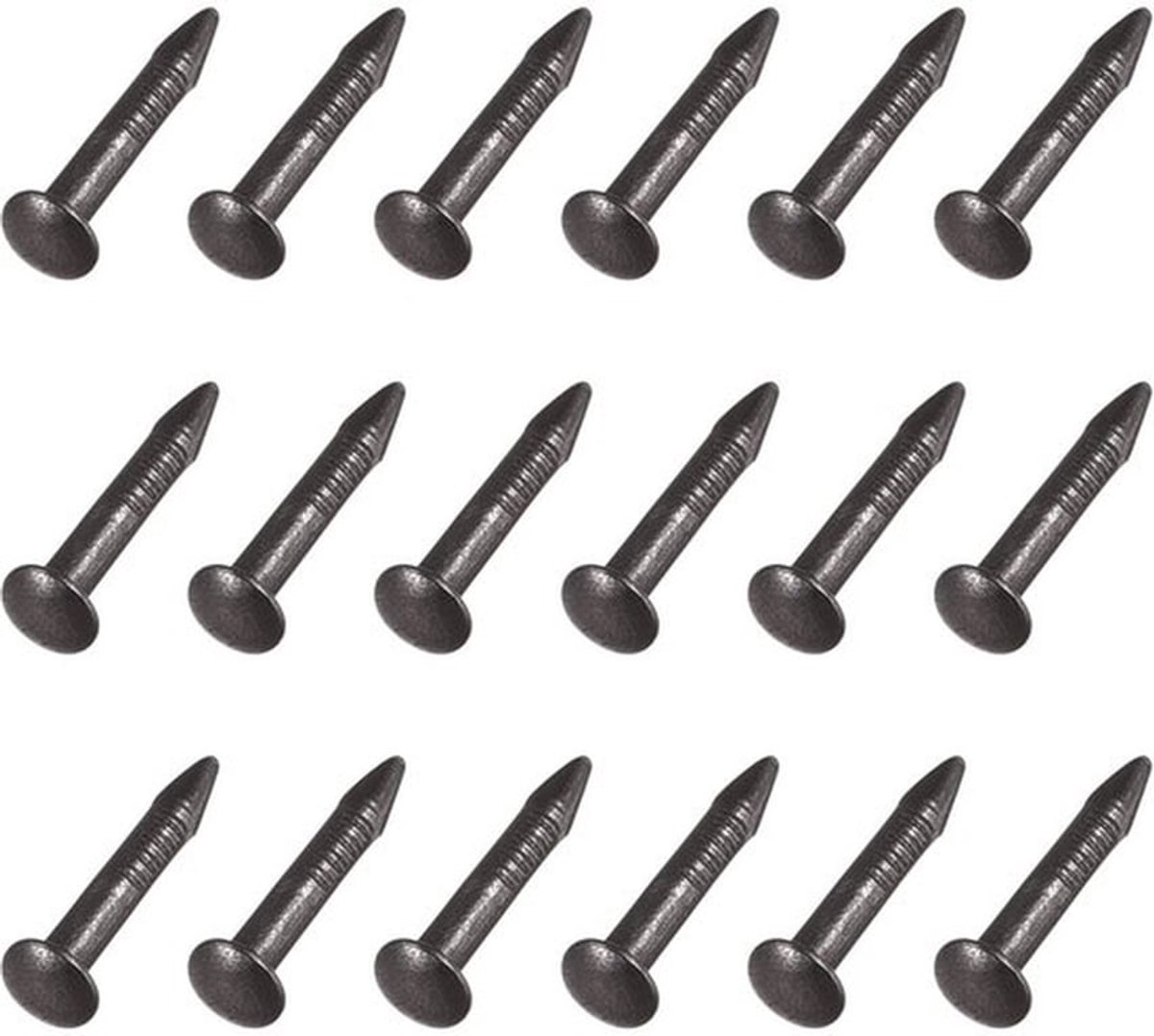 100 Stuks Kleine Spijkers Messing voor Houtbewerking 1,2 x 8 mm