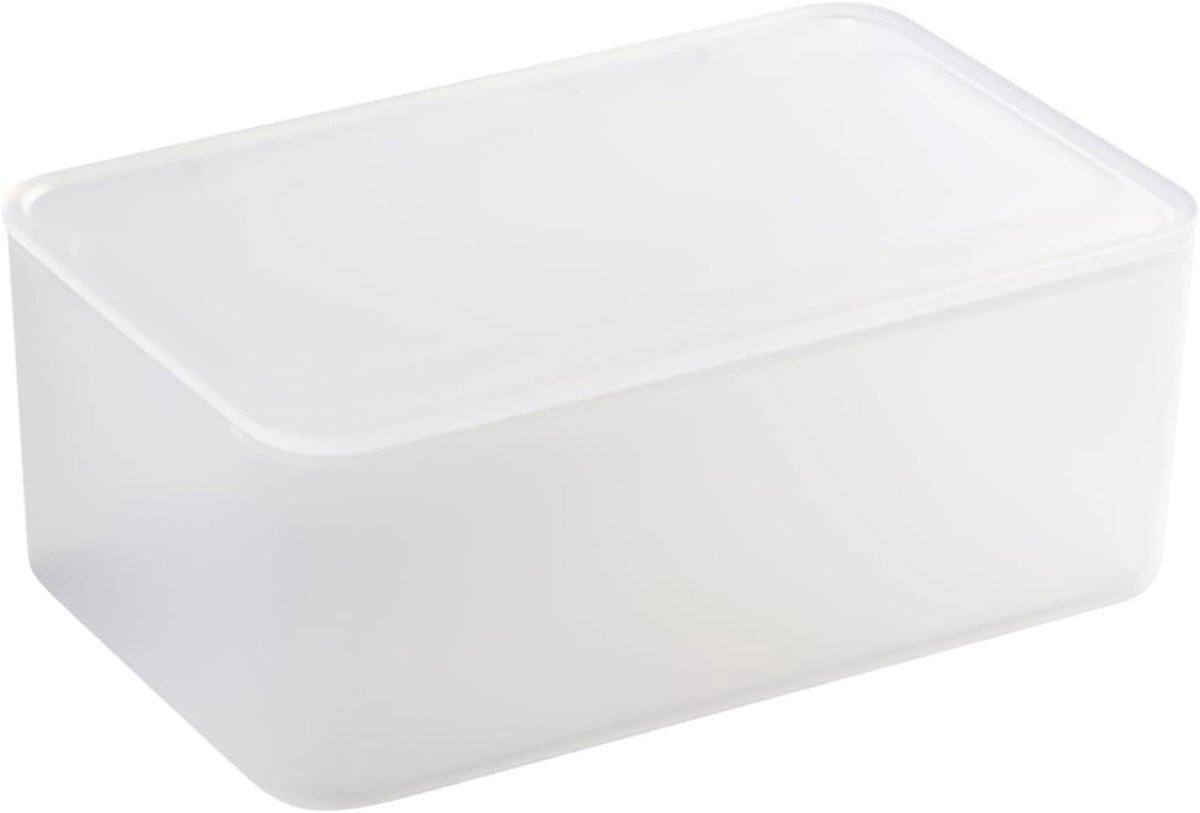 Babydoekjes Dispenser - Navulbare Opberger - Hygiënisch Werken - Vochtvasthoudend Deksel - 20 x 13 x 8 cm - Transparant