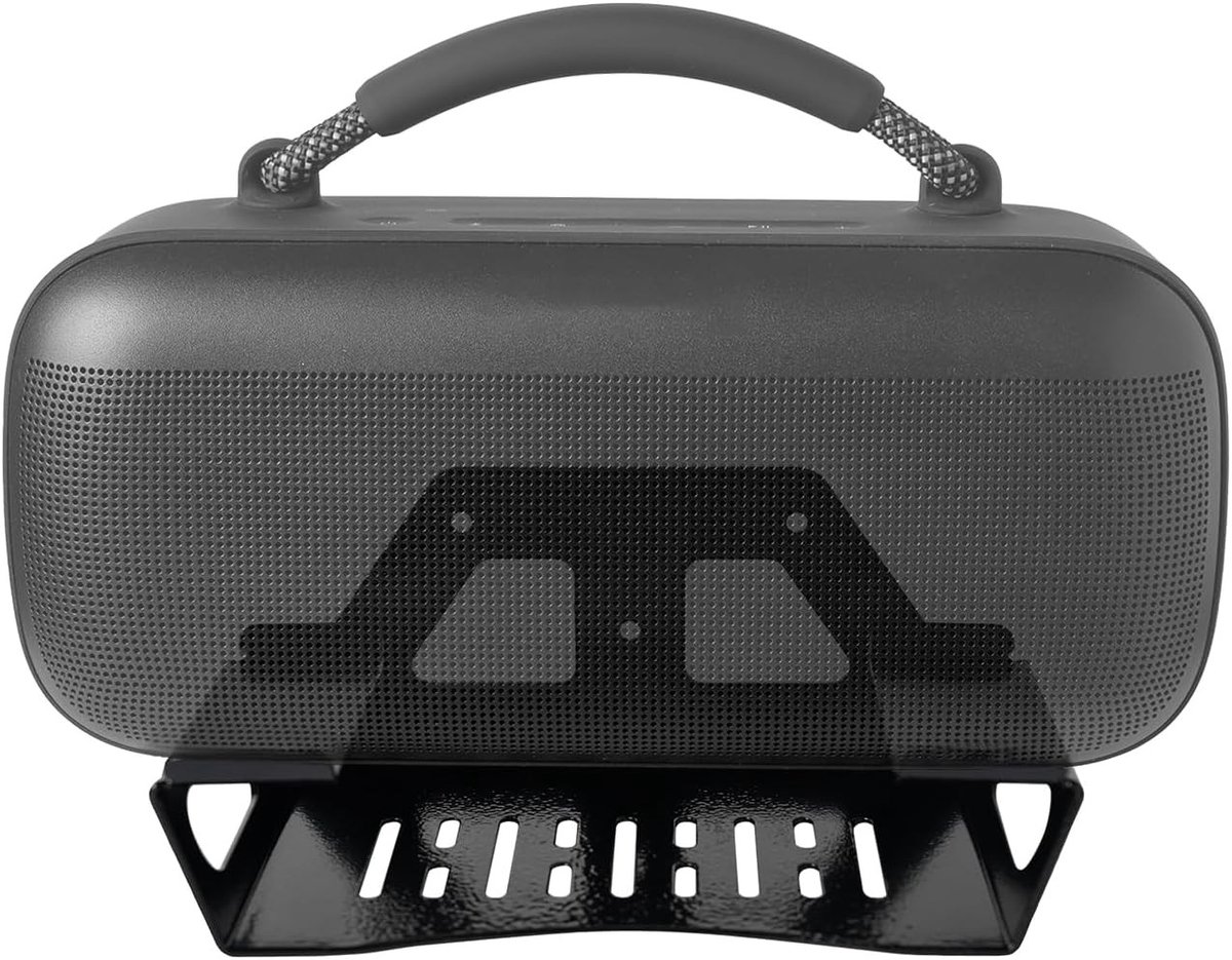 Metalen Wandbeugel voor Bose Soundlink MAX - Accessoirehouder met Kabelbeheer en Stevige Bevestiging voor Draadloze Speakers