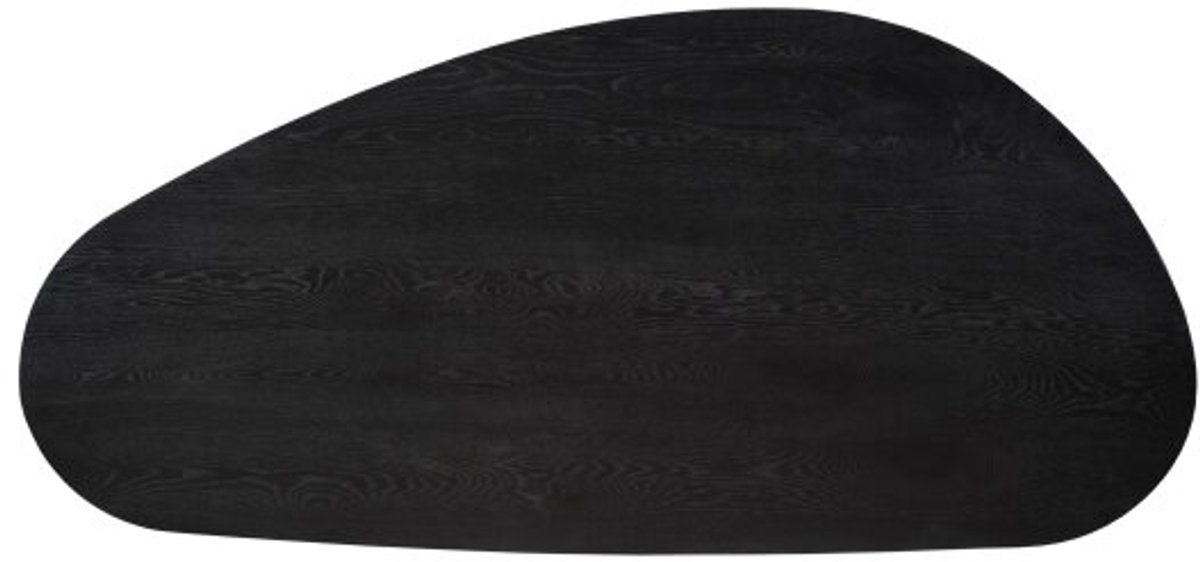 Eiken Tafelblad Cloud organisch 280 cm Zwart