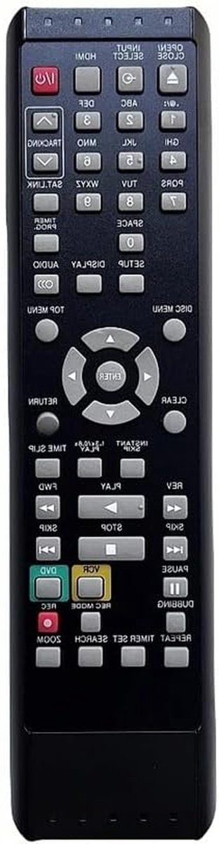 Afstandsbediening - Afstandsbediening DVD Speler - DVD Kijken - Specifieke Model Compatibiliteit - 1 x 1 x 1 cm - Zwart