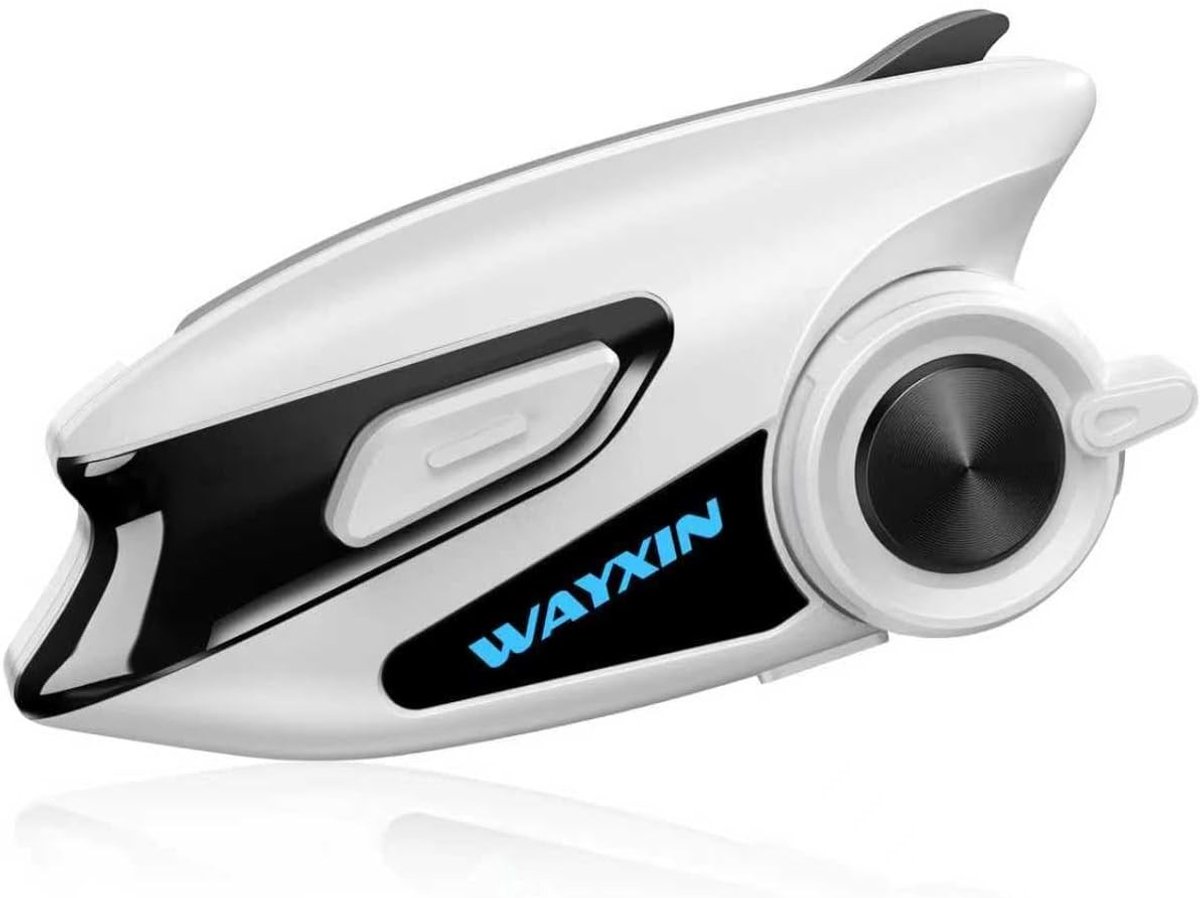 Motorhelm-headset - Zwart - Mesh Intercom Systeem - Bluetooth 5.1 - Voor Motorfiets en Skiën