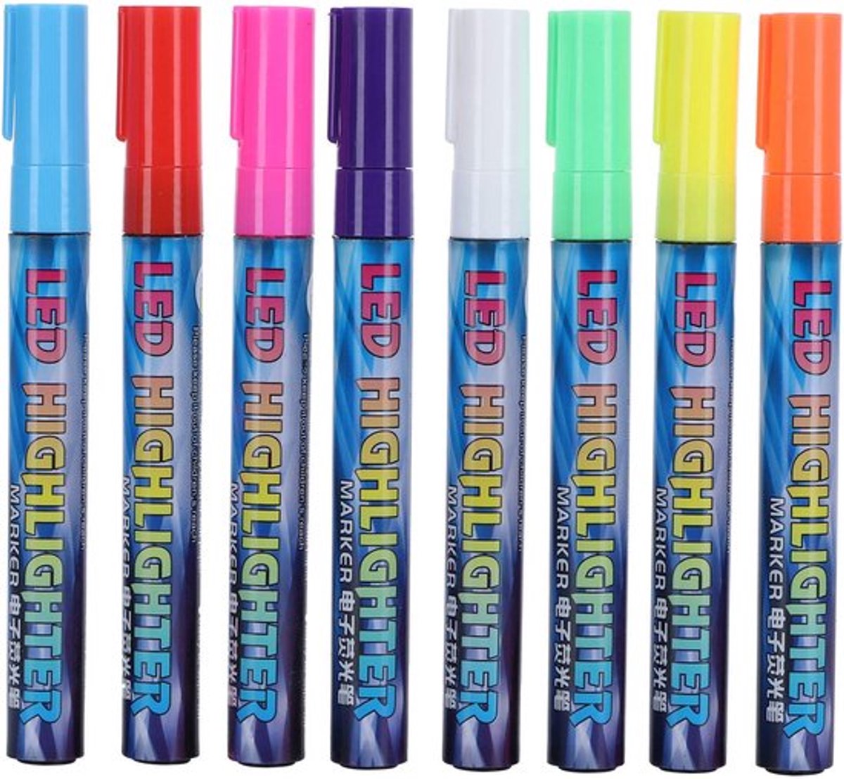 Imker Markeerstiften Set - 8 Stuks - Plastic Marker Pen - Levendige Kleuren - Tijdbesparend - Duurzaam Materiaal - Bijenmarkeerstiften