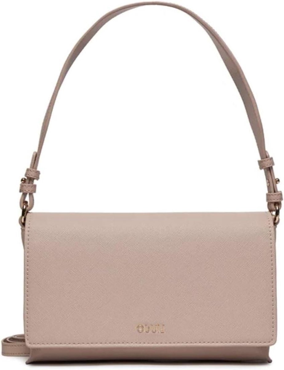 Crossover Tas - Schoudertas Dames - Dagelijks Gebruik - Afneembare Handgreep - 24 x 13 x 6 cm - Oud Roze