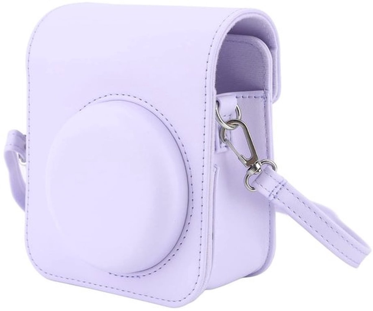 Cameralensbeschermhoes Waterdicht - Mini Instant Camera Tas - Verstelbare Schouderriem - PU-leer - Afneembare Bovenklep - Bescherming en Gebruiksgemak - Cameratas