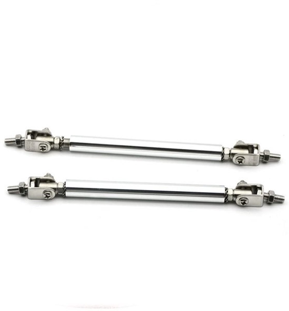 Bumpersteunstangen 2 Stuks - Verstelbaar 100 mm/150 mm/200 mm - Universeel - Voor-/Achterbumper - Duurzaam Materiaal - Bumpersteunen