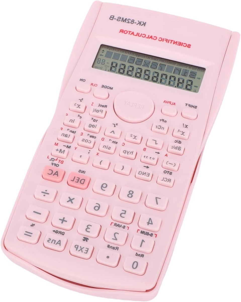 Wetenschappelijke Rekenmachine - Rekenapparaat Student - Studie en Examens - 240 Functies Dual Display