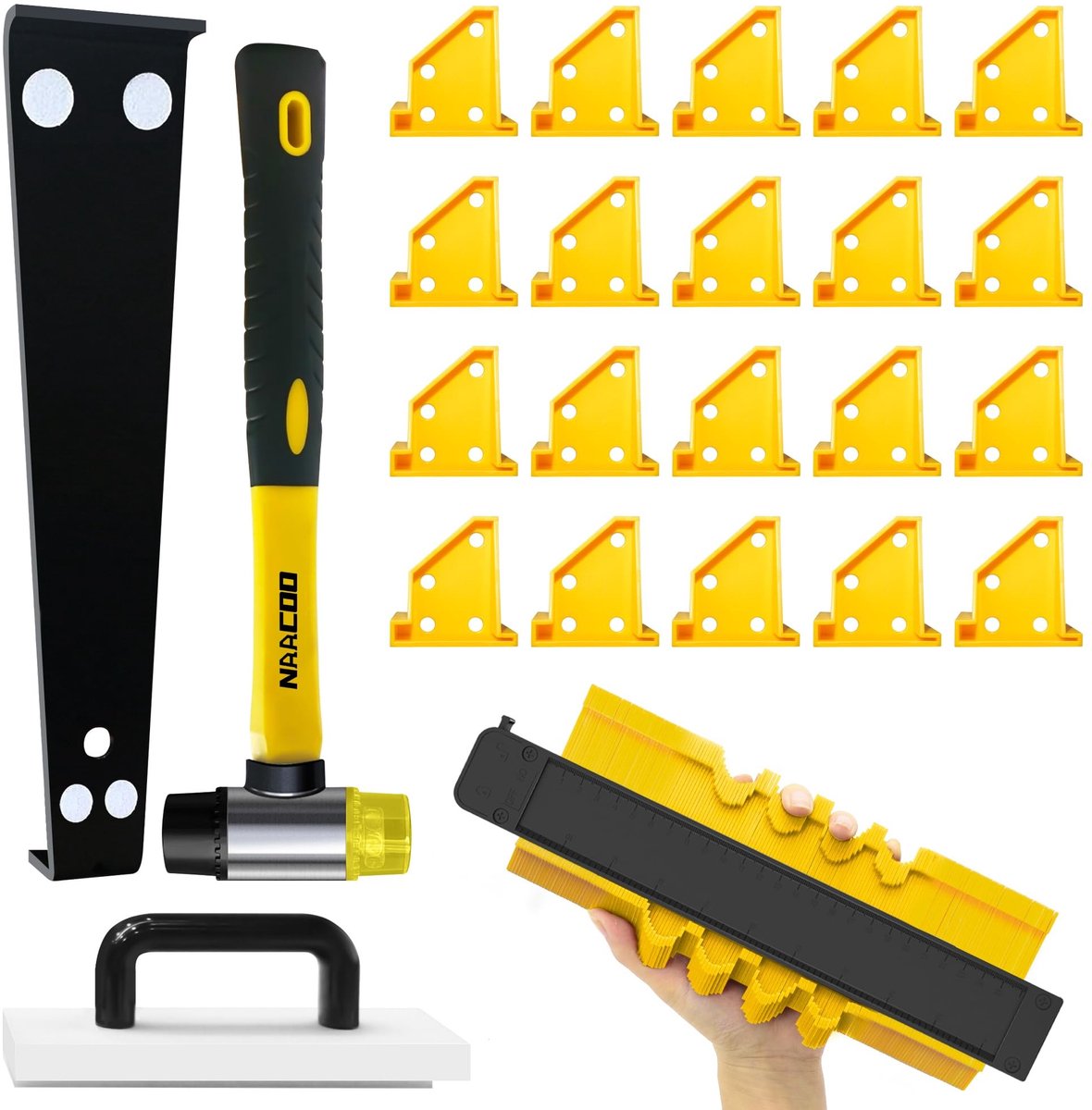 Omgoods - Professionele Vinyl Vloerinstallatie Kit met Gereedschap