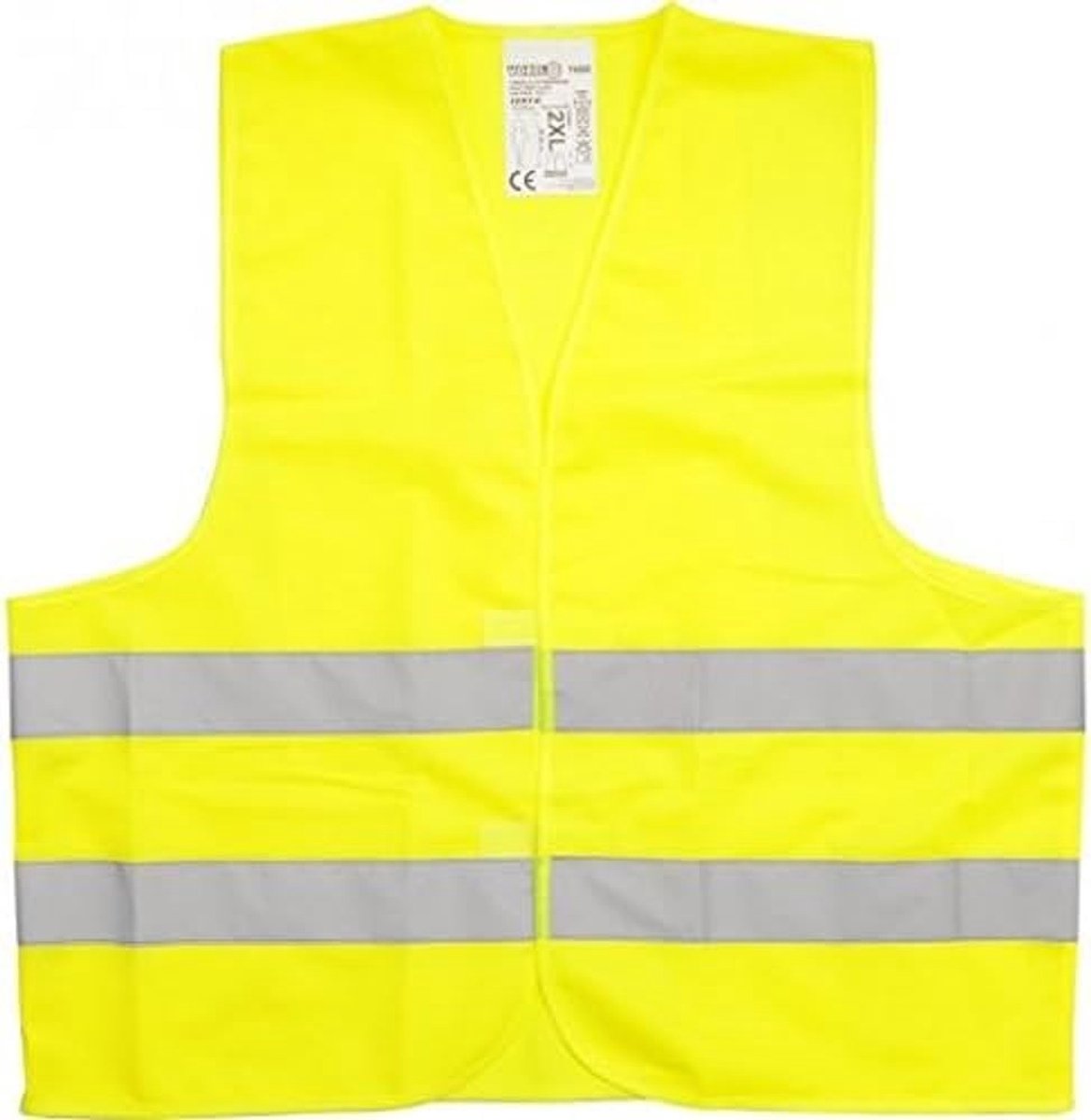 Veiligheidsvest - Geel - Maat L - Polyester - Voor Veiligheid en Zichtbaarheid
