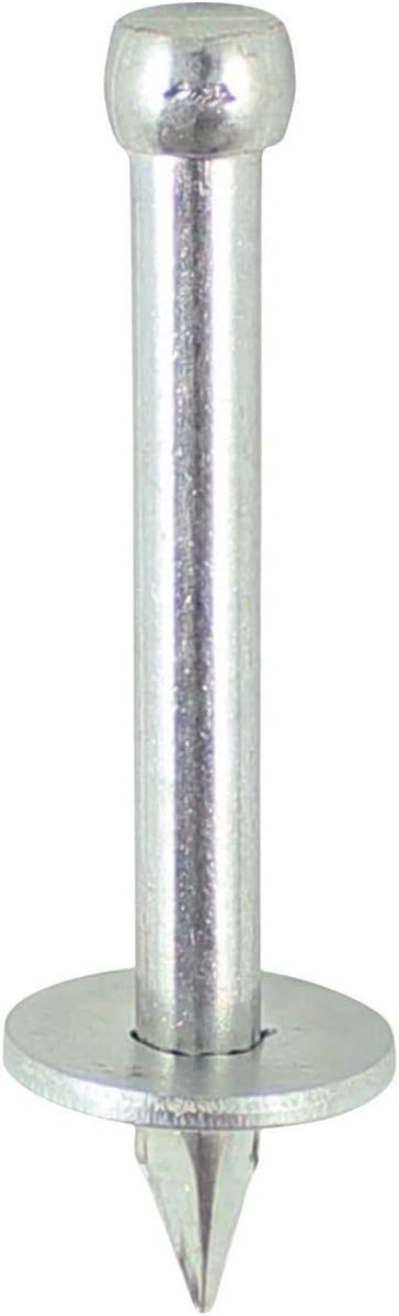 Metselwerk Nagels - Verzinkte Spijkers - Vastzetten Materialen - Verhoogde Klemkracht - 3.7 x 25 mm - Zilver