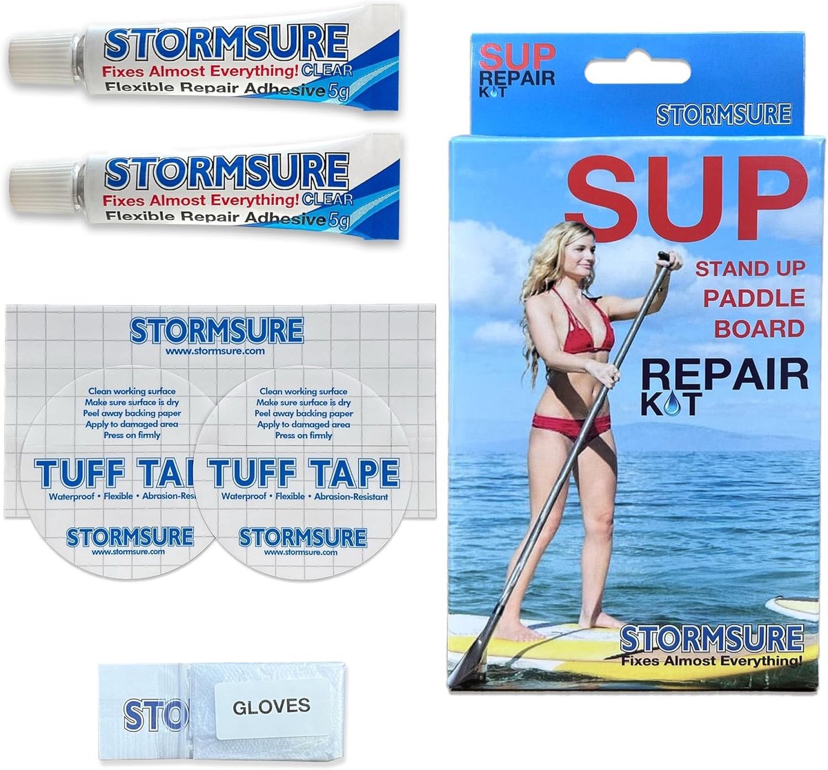 Waterdichte tas voor sup - Reparatieset - Flexibel en Drukbestendig - Voor Opblaasbare Paddleboards
