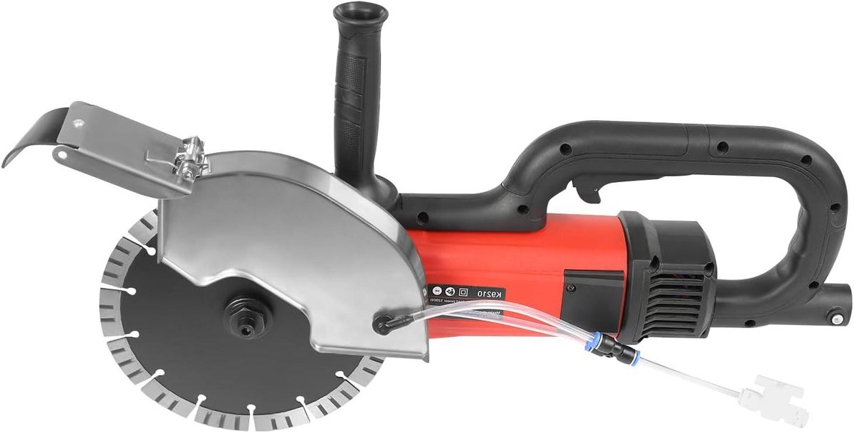 Elektrische Betonzaag - Steenzaag - Bouw en Renovatie - Krachtige 2700W Motor - 68 mm Zaagdiepte - Rood/Zwart