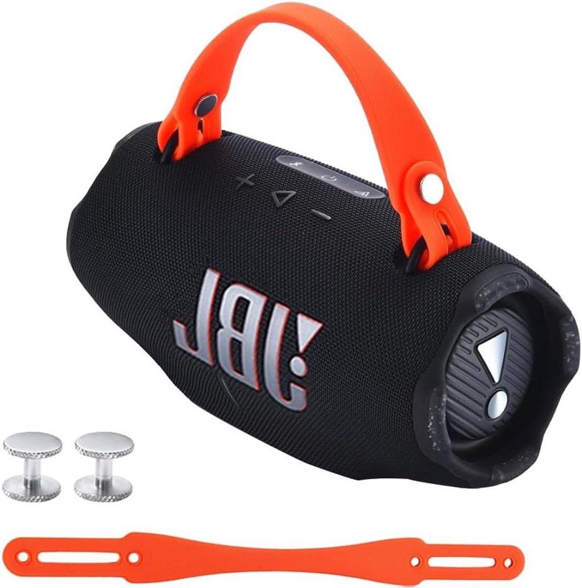 Draagbare Speaker Handgreep - Draagtas Strap - Outdoor Muziek - Verwijderbaar Ontwerp - 1 Stuks - Oranje