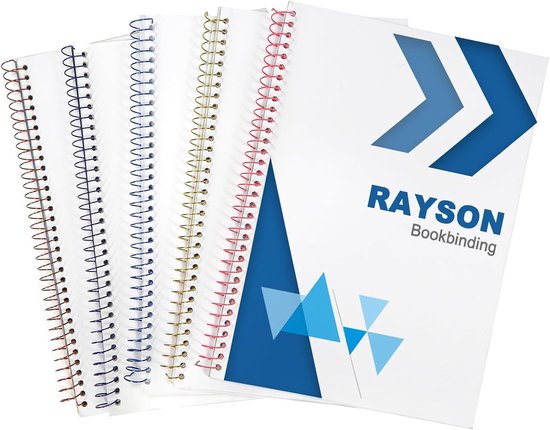 Multicolor Spiral Binding Spoelen, 60 Vellen Capaciteit, 11,1 mm, Verpakking van 100, Perfect voor Kantoor en Schoolgebruik van Merkloos — afbeelding 2